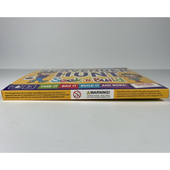 Scavenger Hunt Game For Kids Seek N Build Indoor Outdoor Find It Game - Picture 4 of 4